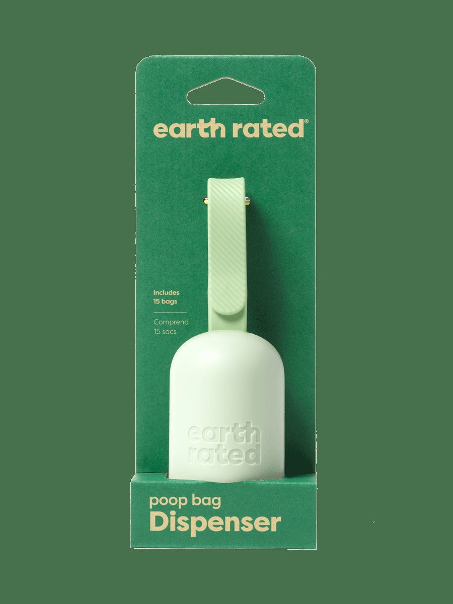 Poop Bag Dispenser with 15 Bags
