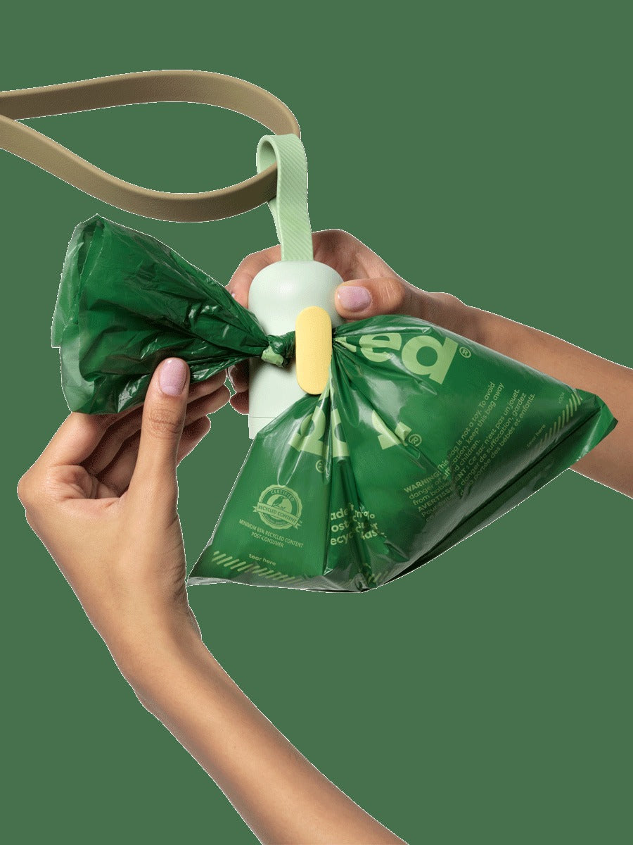 Poop Bag Dispenser with 15 Bags