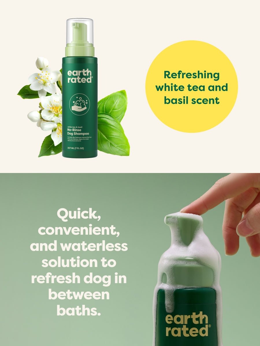 No-Rinse Dog Shampoo - Waterless Foam Cleanser For All Coats