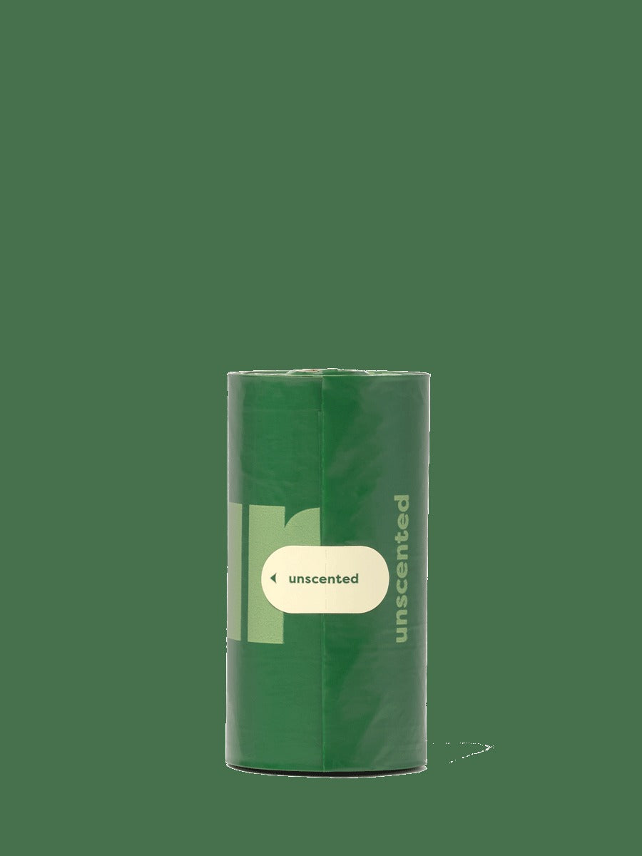 Poop Bag Dispenser with 15 Bags